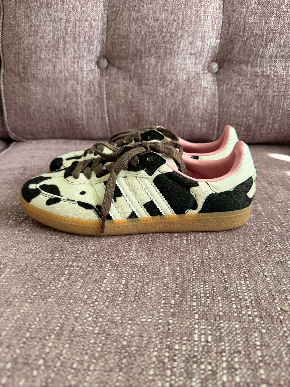 Adidas Cow Print Sambas - Picture 3 of 8